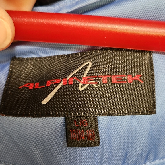 Women's Alpine Tek Ski Jacket Blue Sz LG - Picture 7 of 7